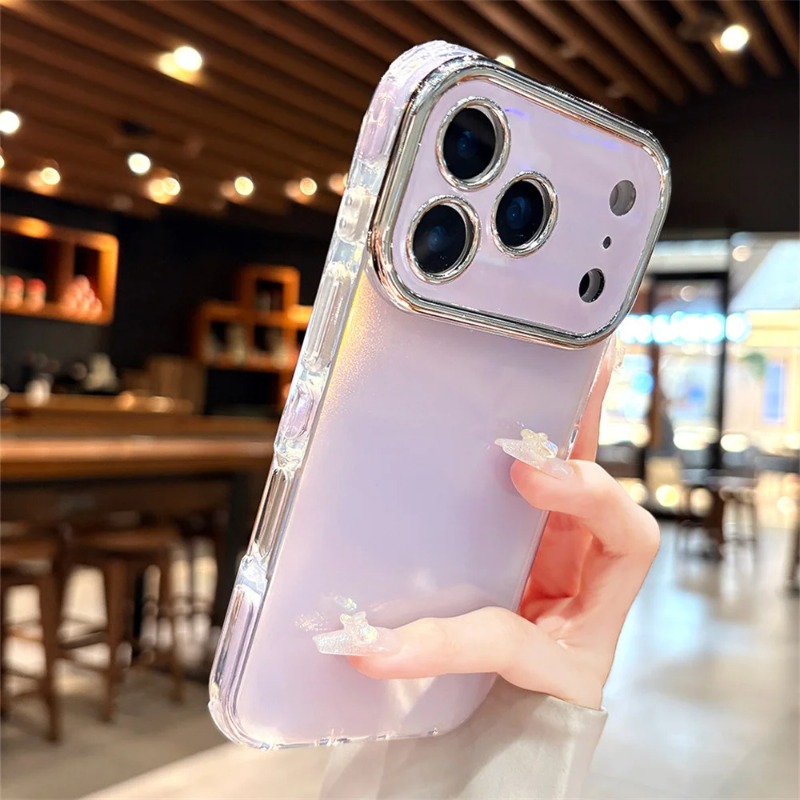 Camera Lens Protector - Błyszczące etui na telefon w kolorach