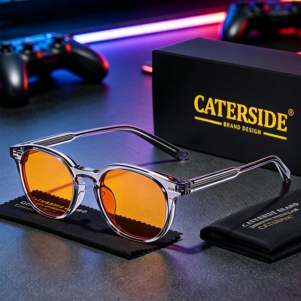 Anti Blue Light Film - Okulary CATERSIDE Fashion dla mężczyzn, idealne