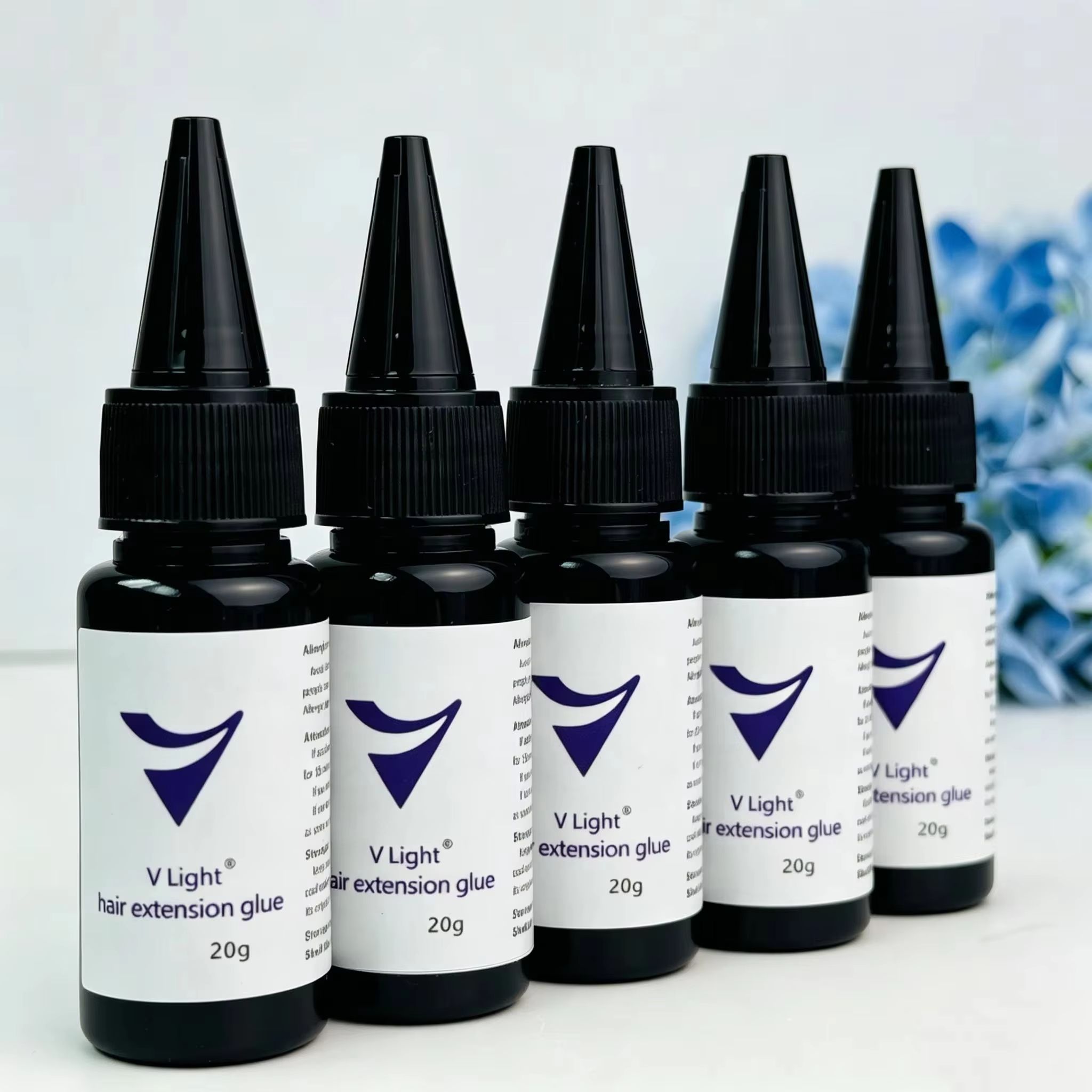 Liquid Uv Glue Kit - Zestaw kleju do przedłużania włosów UV