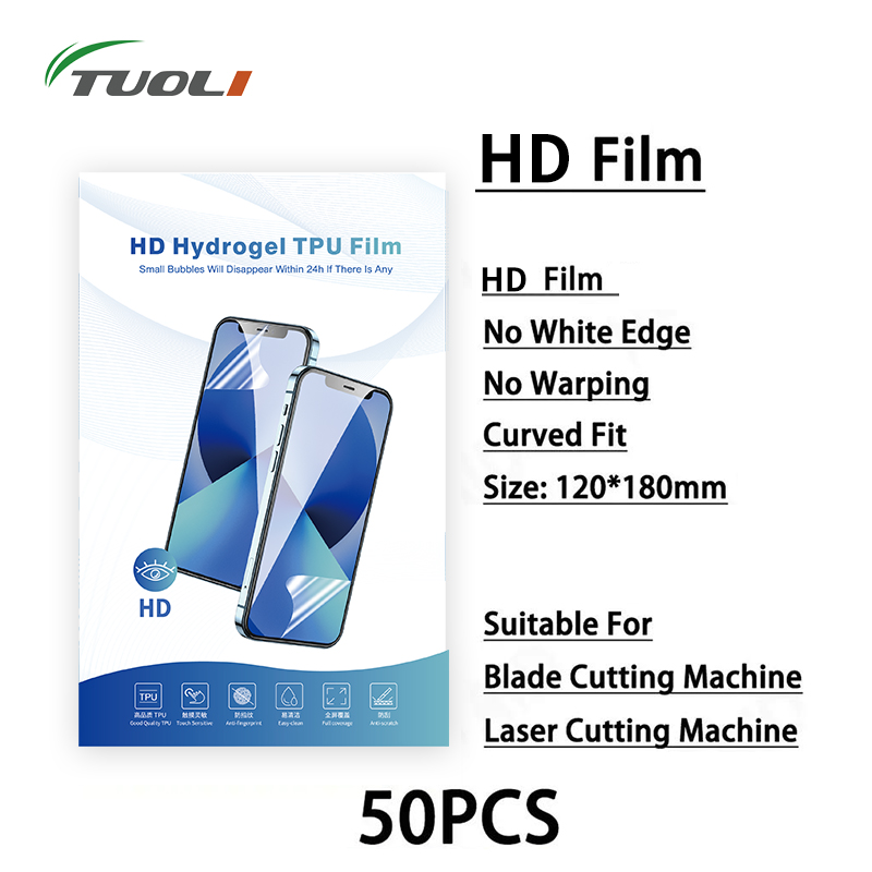 Screen Protector Cutter - TUOLI HD 50 sztuk membrana zabezpieczająca
