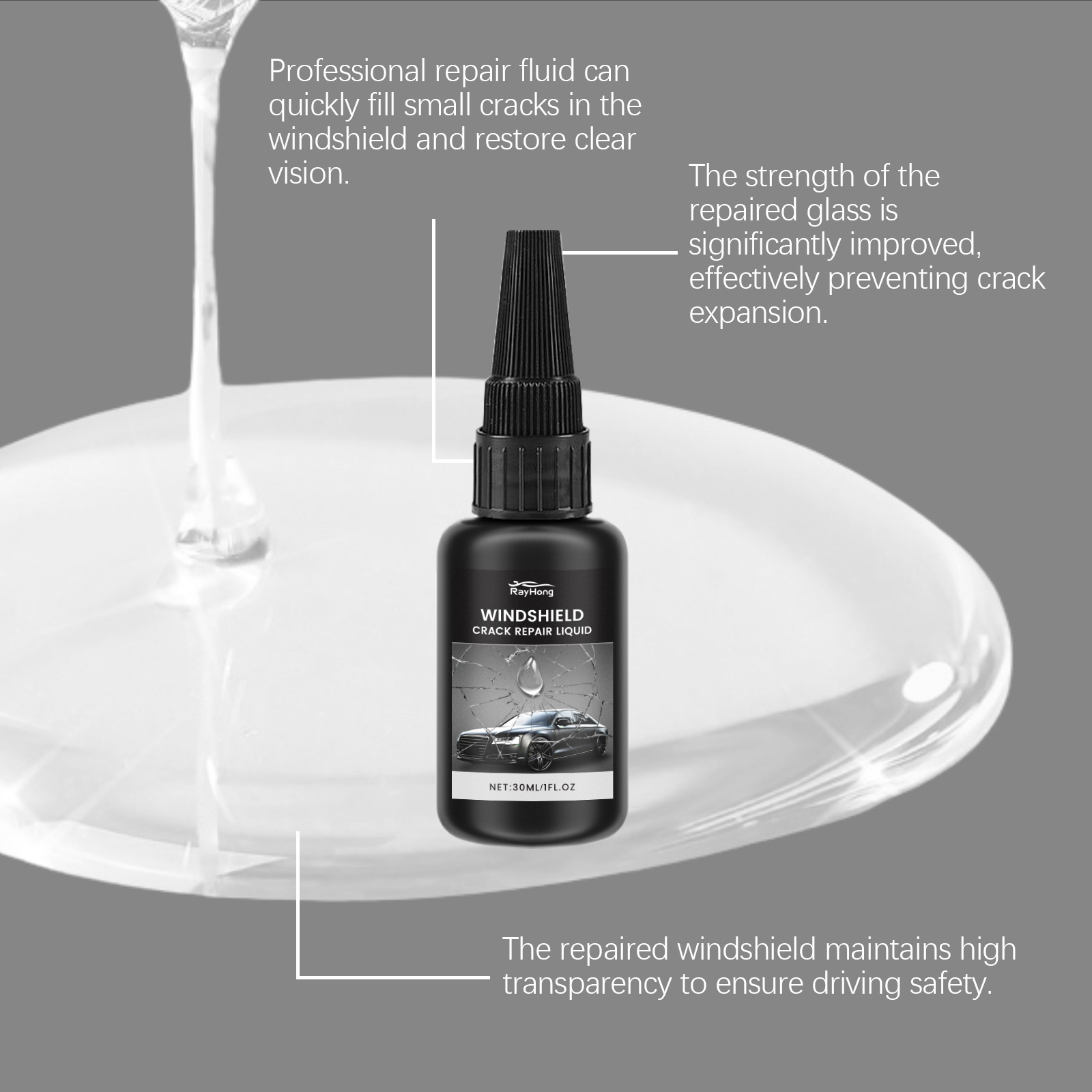 Zestaw do naprawy szyb samocho – Liquid Uv Glue Kit recenzja i cena